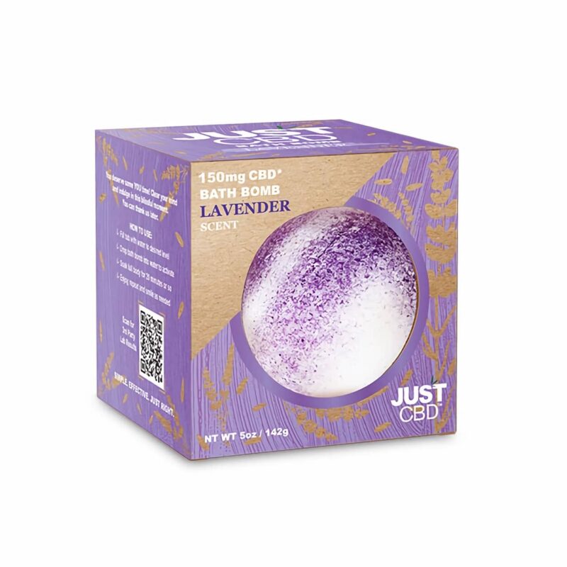 JustCBD Bombas de baño con CBD Lavanda